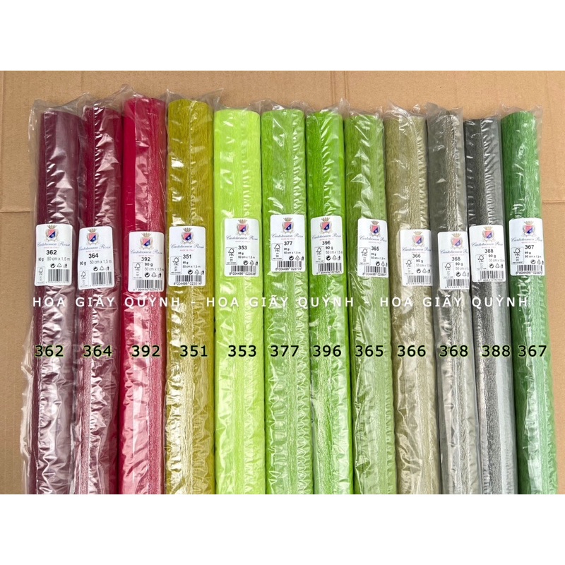 GIẤY NHÚN Ý 90gr - cuộn 50cm x 1.5m