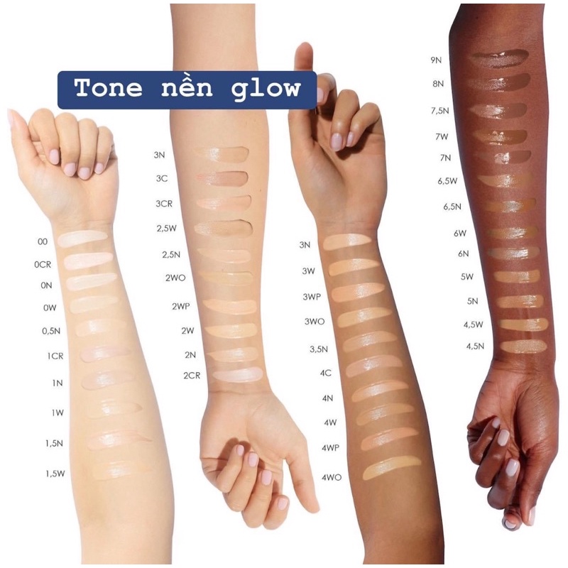 Đủ tone - Kem nền DIOR Forever Skin Glow Foundation