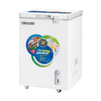 Tủ đông mini 100l dàn nhôm thương hiệu Hòa Phát - Model HCF106S1N - Hàng chính hãng