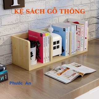 Kệ sách gỗ để bàn – kệ sách gỗ 2 ngăn , 3 ngăn