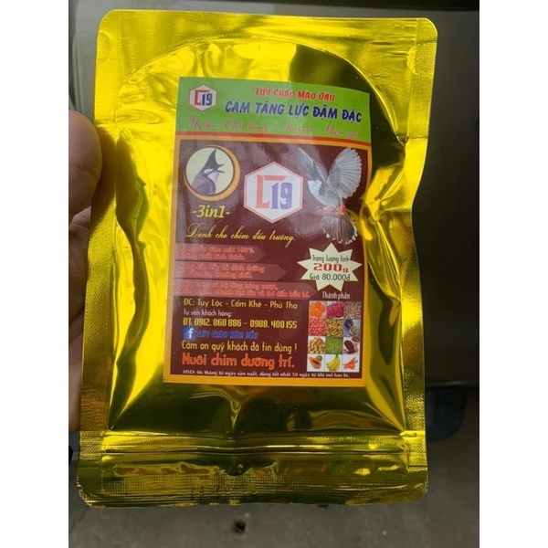 Cám tăng lực đậm đặc lũy chào mào đấu