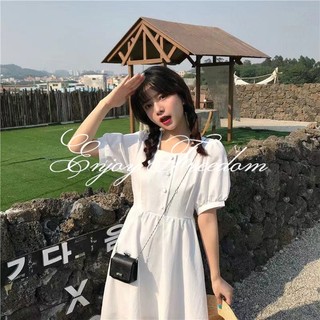 Đầm dáng chữ a ôm eo phong cách hàn quốc thời trang mới cho nữ