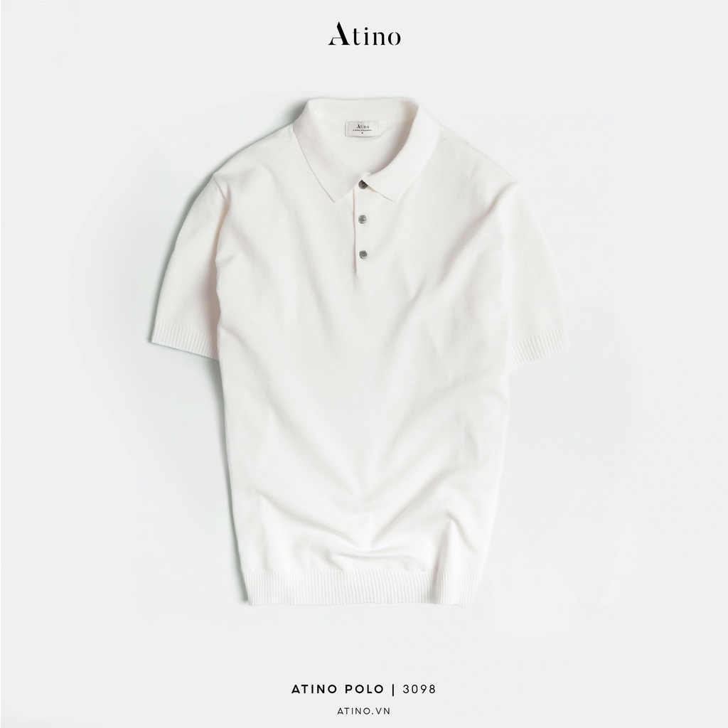 Áo Polo Nam ATINO Vải Len Viscose Trẻ Trung Form Regular PL5.3098