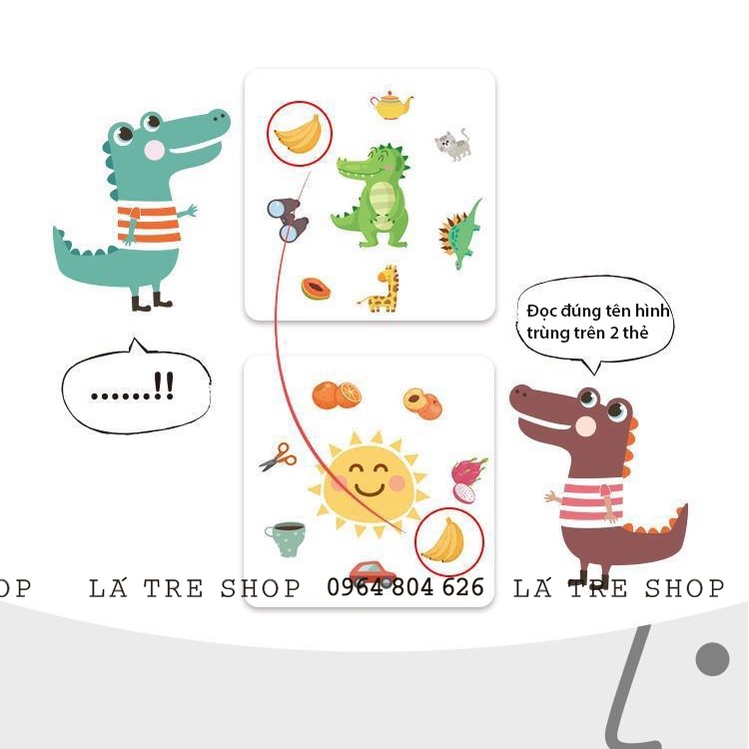 Đồ Chơi Thẻ Bài boardgame Crazy Matching trò chơi tương tác nhóm