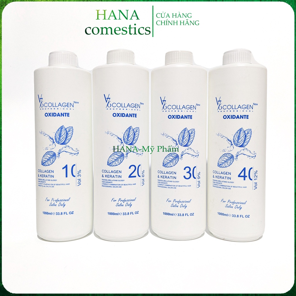 Oxy trợ nhuộm V76 Collagen Italy 1000ML