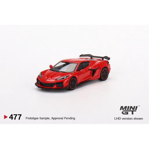 MÔ HÌNH 1:64 MINI GT - Chevrolet Corvette Z06 2023 Torch Red