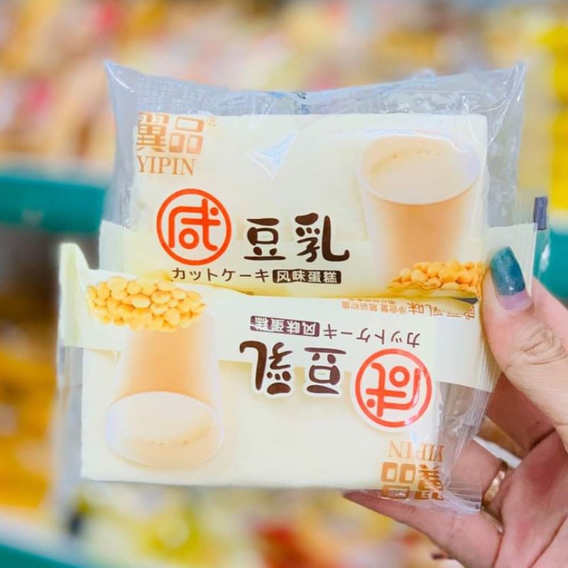 🍟 Bánh bông lan hấp Yipin vị Đậu Nành, Dưa lưới, Xoài, Sầu riêng thơm ngon