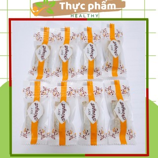 Kẹo nougat ăn kiêng vị trà sữa đồ ăn vặt healthy mềm dẻo thơm ngon