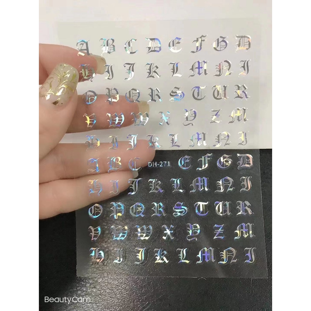 mã sticker lấp lánh dh271