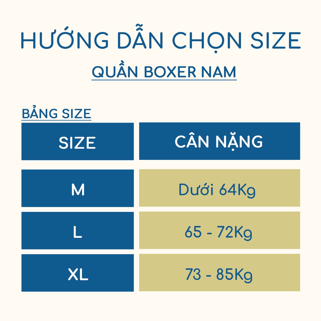 Combo 3 quần lót nam boxer & trunks, chất liệu Bamboo thoáng mát, kháng khuẩn BOXER LEEVUS