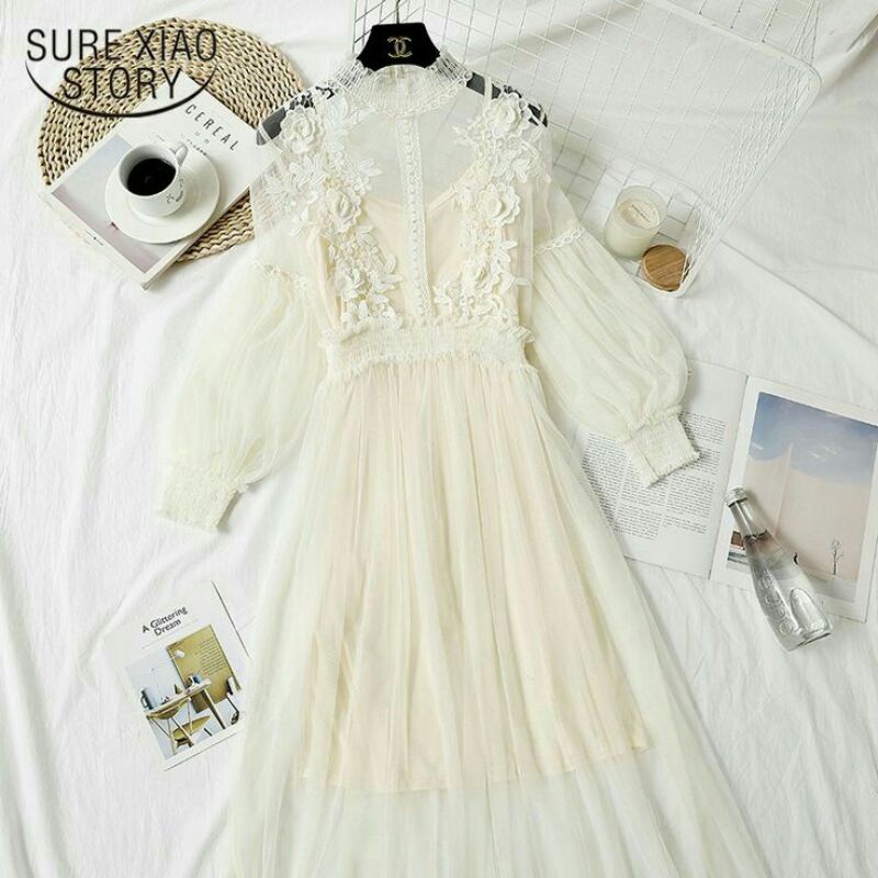 Đầm chiffon tiểu thư