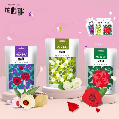 ( mix 3 vị )THẠCH RAU CÂU DẺO HOA TƯƠI ( đặc sản vân nam )