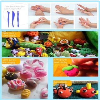 Đất sét Nhật,đất nặn tư khô 12 màu cao cấp siêu nhẹ