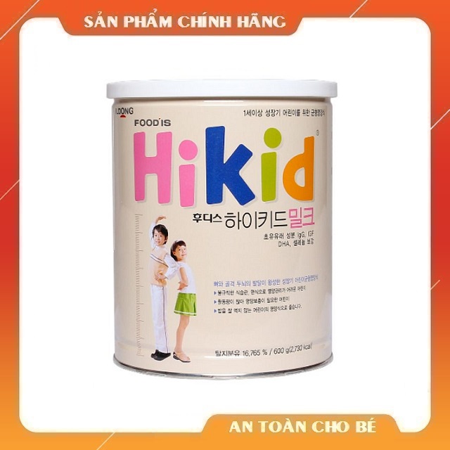 Sữa Hikid vị vani 600g