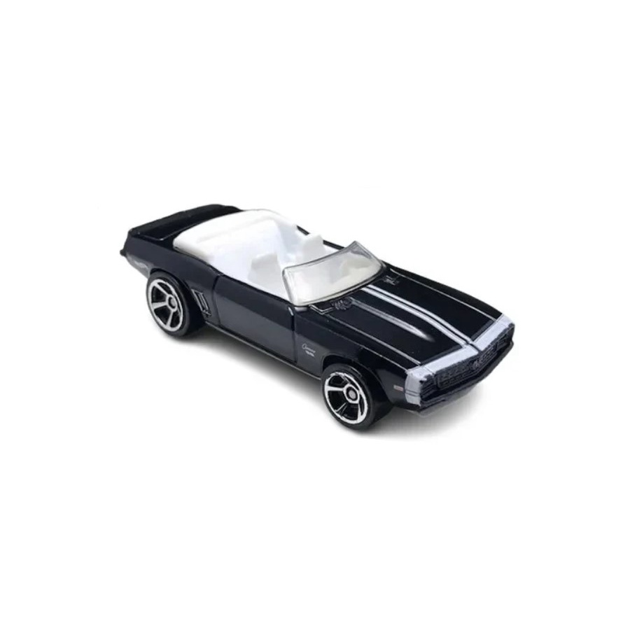 Ducstore.vn Xe mô hình HCV72 Hot Wheels 69 Camaro Convertible - Black-Card US