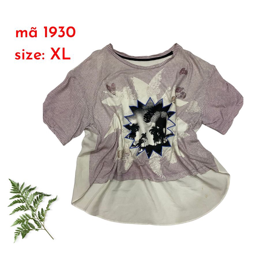 Áo sơ mi áo kiểu thời trang nữ size XL mã 1930