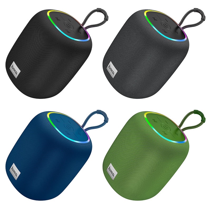 Loa Bluetooth Hoco HC14 (XANH LÁ) Hỗ Trợ USB Thẻ Nhớ TF Cổng AUX 3.5-Có Móc Treo {Chính Hãng}