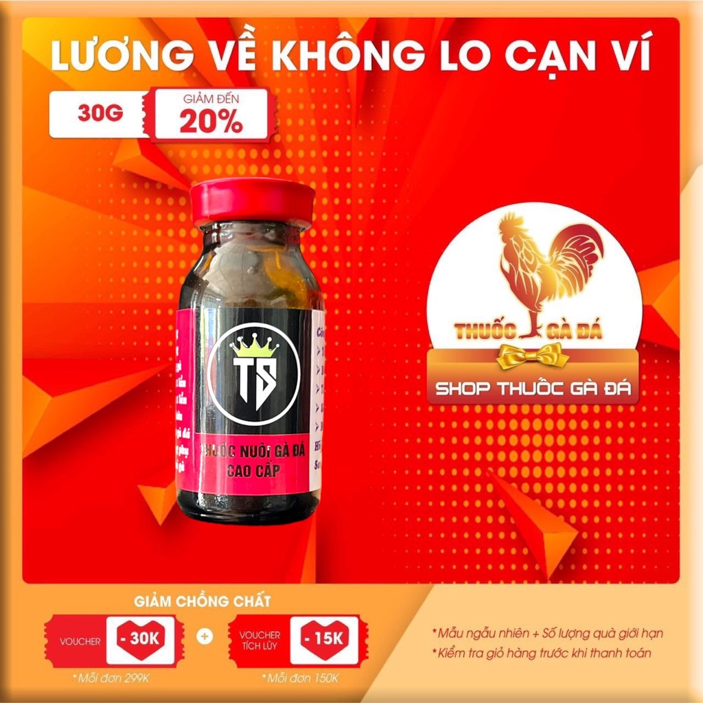 TS gà mau lên nước máu, tay tốt, mau tới bin 10 ml