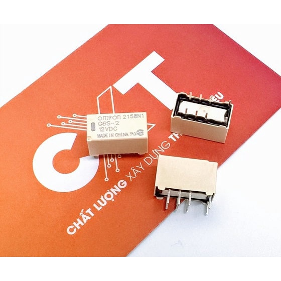 Omron Relay 2A 12V  G6S-2 12VDC