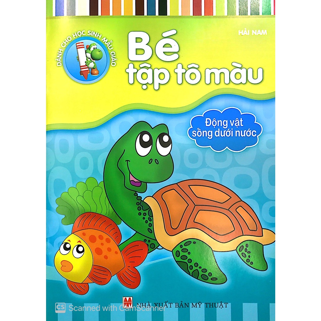 Sách_Bé Tập Tô Màu - Động Vật Sống Dưới Nước