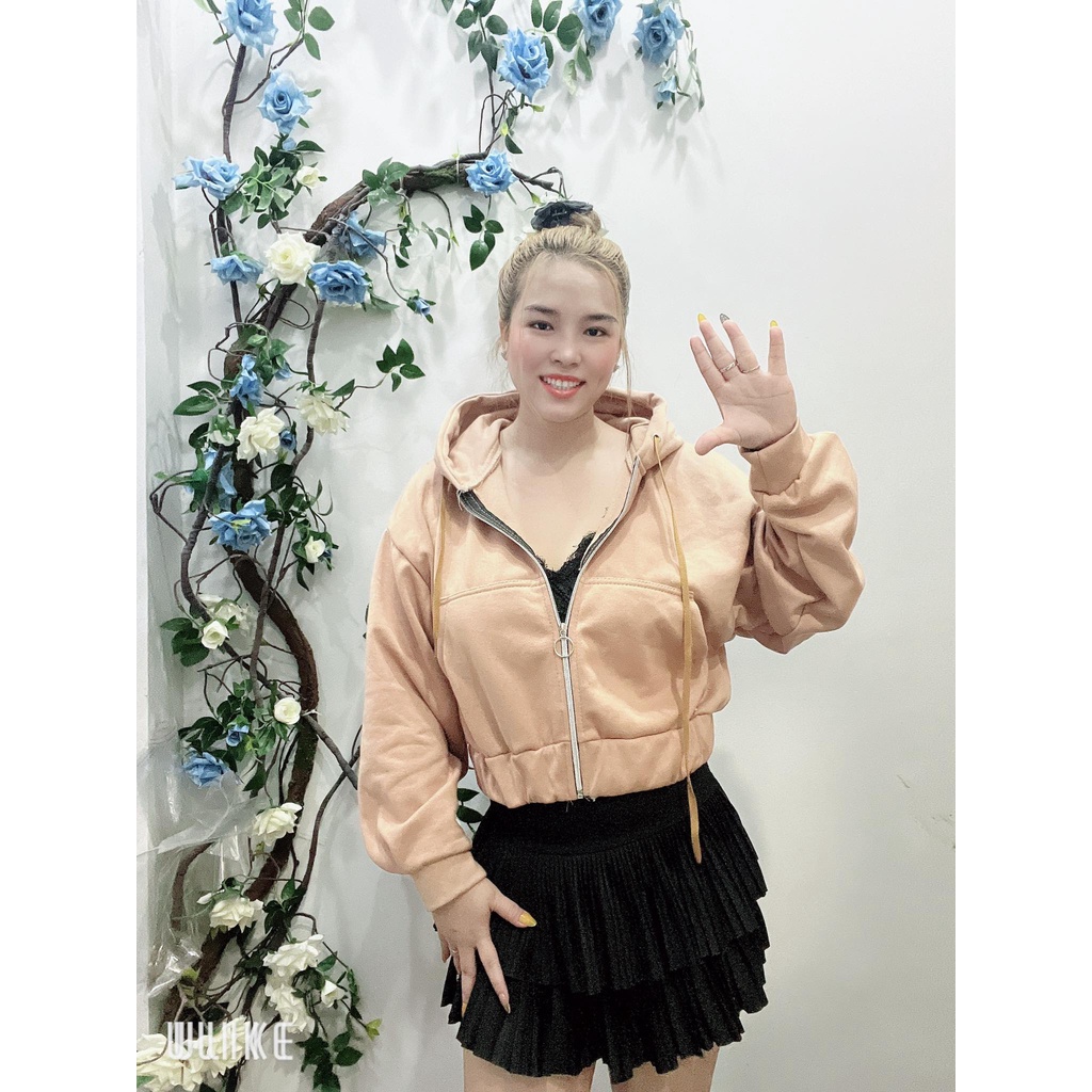 ÁO KHOÁT NỈ TRƠN FORM LỬNG THỜI TRANG SIÊU DỄ THƯƠNG