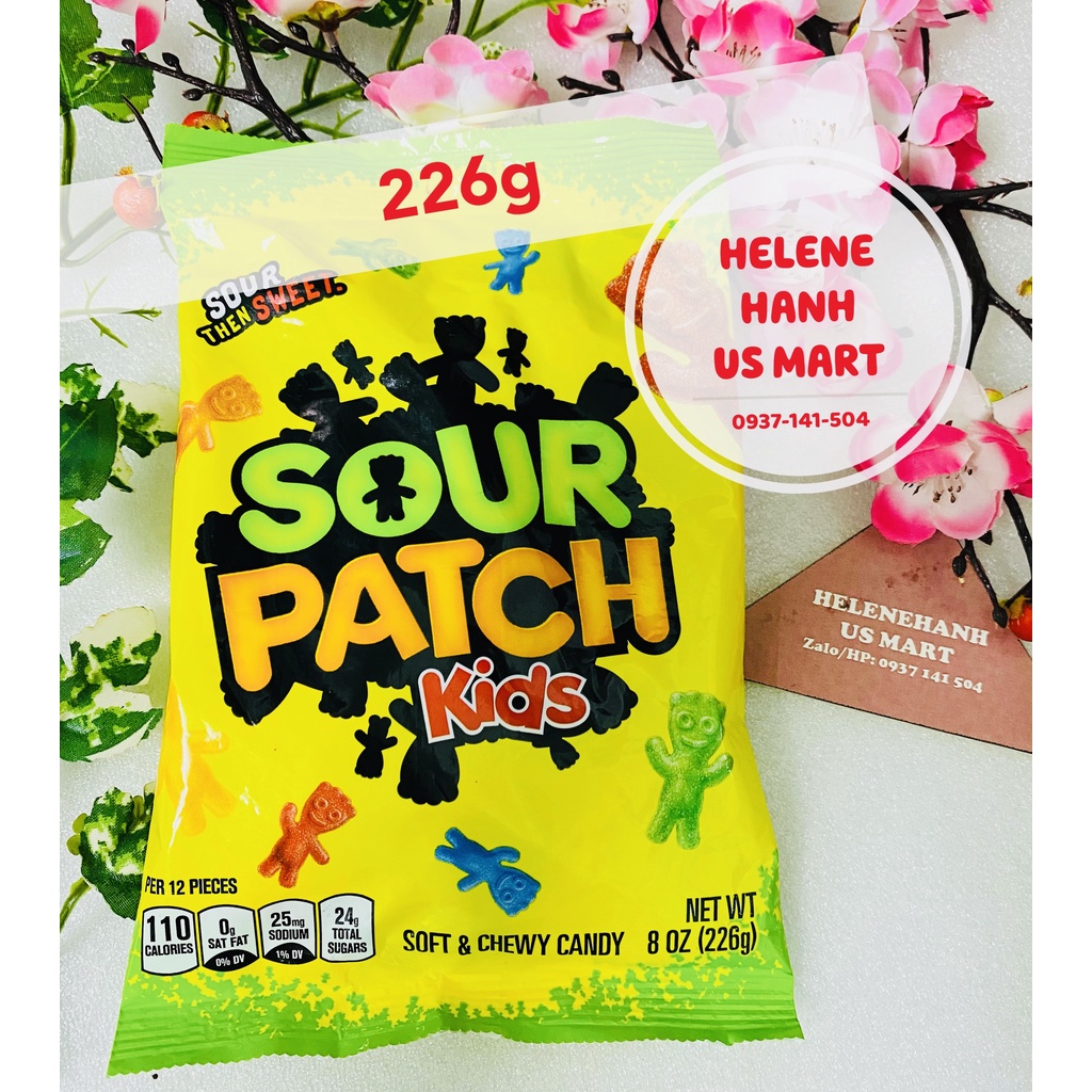 Kẹo dẻo Sour Patch Kids của Mỹ