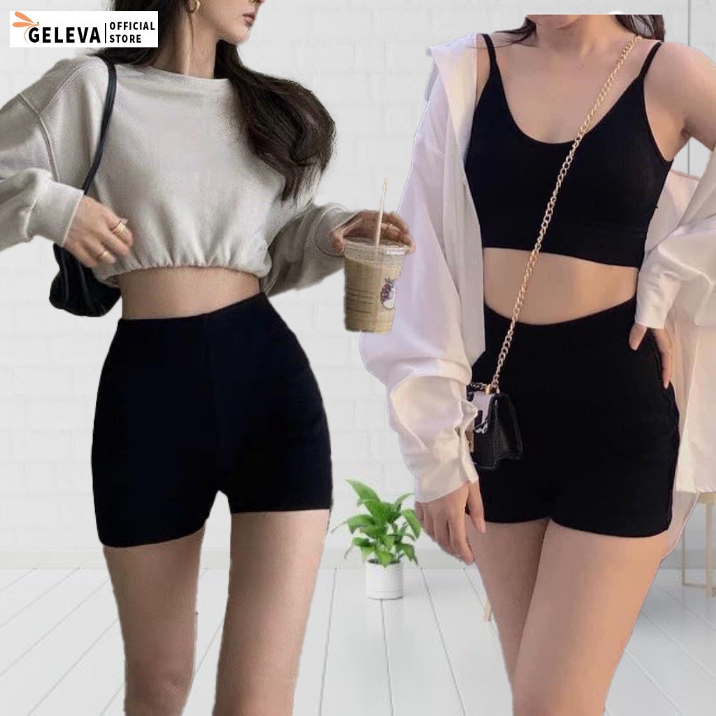 Quần Black Funoff Short - Biker short dáng ngắn nữ mùa hè năng động, quần legging đùi siêu co dã nâng mồng T268 | BigBuy360 - bigbuy360.vn