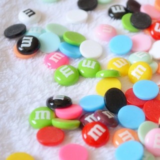 Charm kẹo m&m đục - nguyên liệu slime