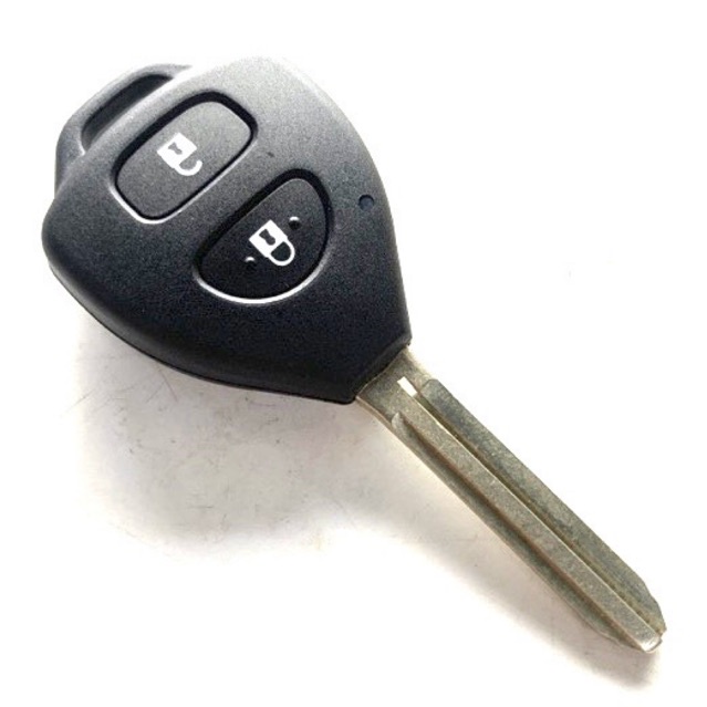 Chìa khoá Vios 2 nút có mạch remote cài tay các dòng xe như hình