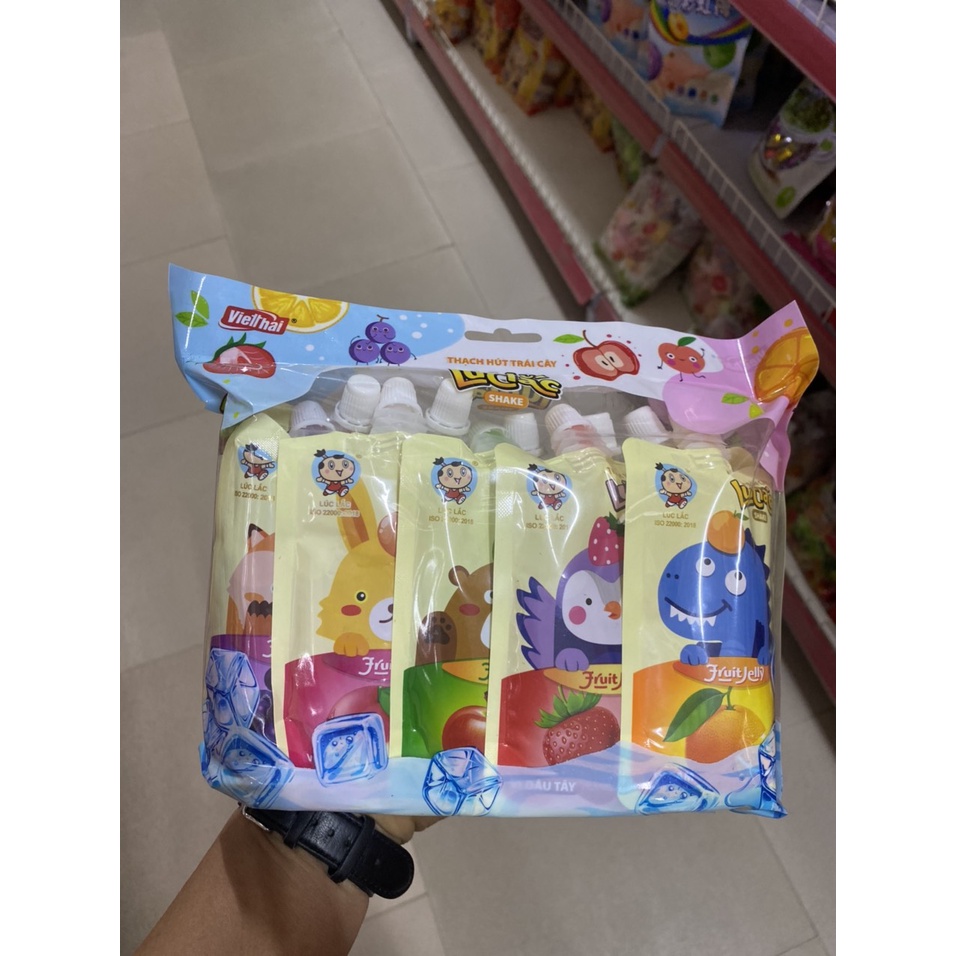 Thạch lúc lắc, thơm ngon, giàu dinh dưỡng, bổ sung vitamin, nhiều vị trái cây hấp dẫn