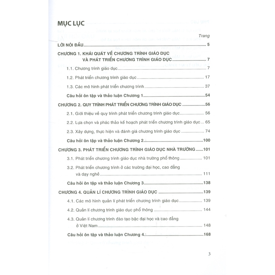 Sách - Phát Triển Và Quản Lí Chương Trình Giáo Dục