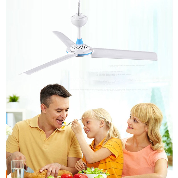 SADA gia dụng giường Ba Lá Gió Nhỏ Quạt Trần Nhà Tắt Tiếng Mini Quạt Lưới Chống Muỗi Điều Khiển Từ Xa Quạt Điện