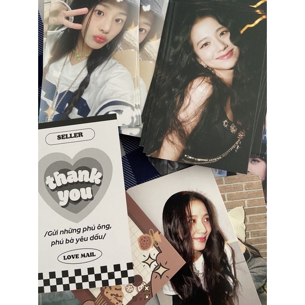 CARD DES NHÓM NHẠC BLAKCPINK, ITZY, NEWJEANS, LE SSERAFIM, IVE WONYOUNG, aespa