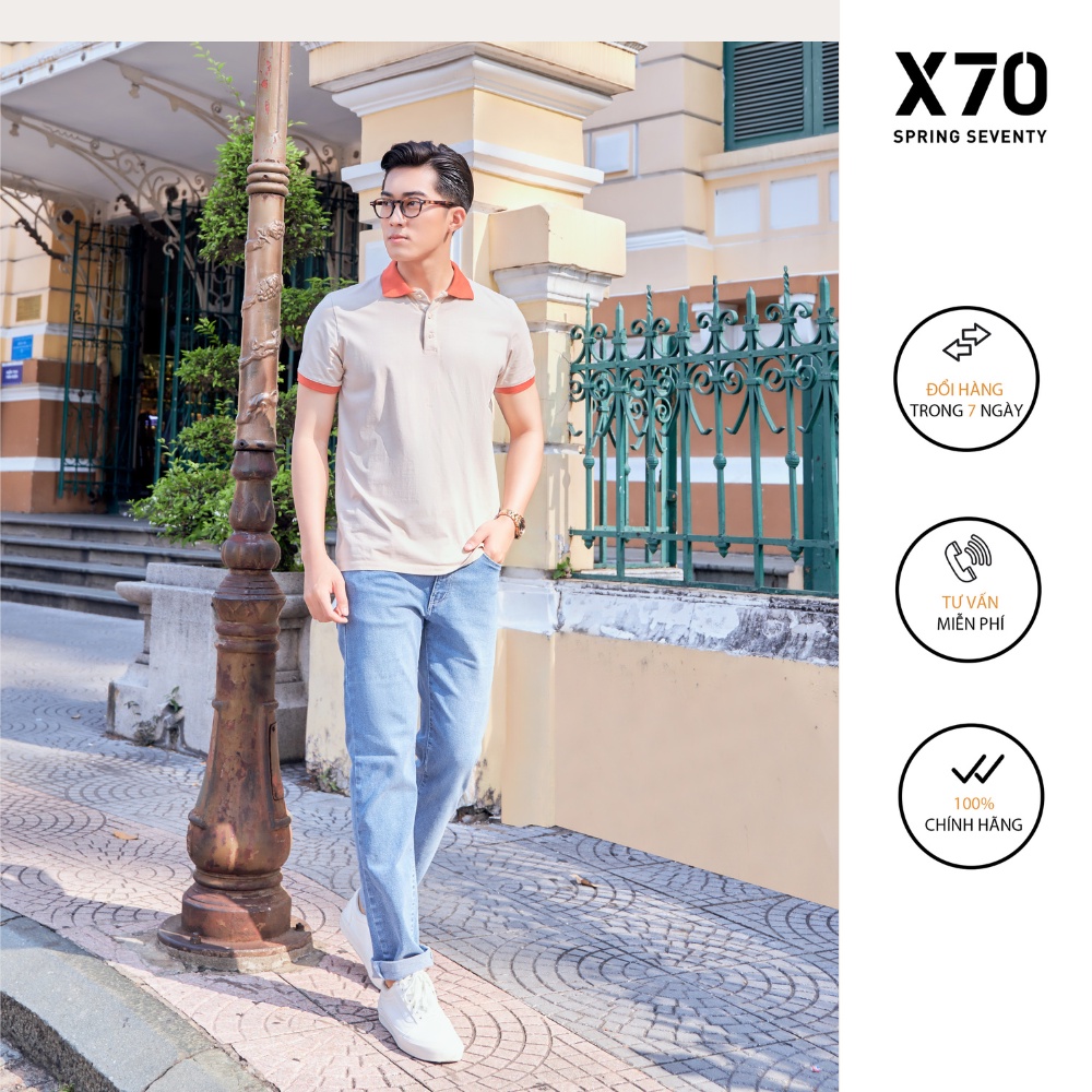 Quần Jean Nam Kiểu Dáng Slimfit Thời Trang X70 - 11650023