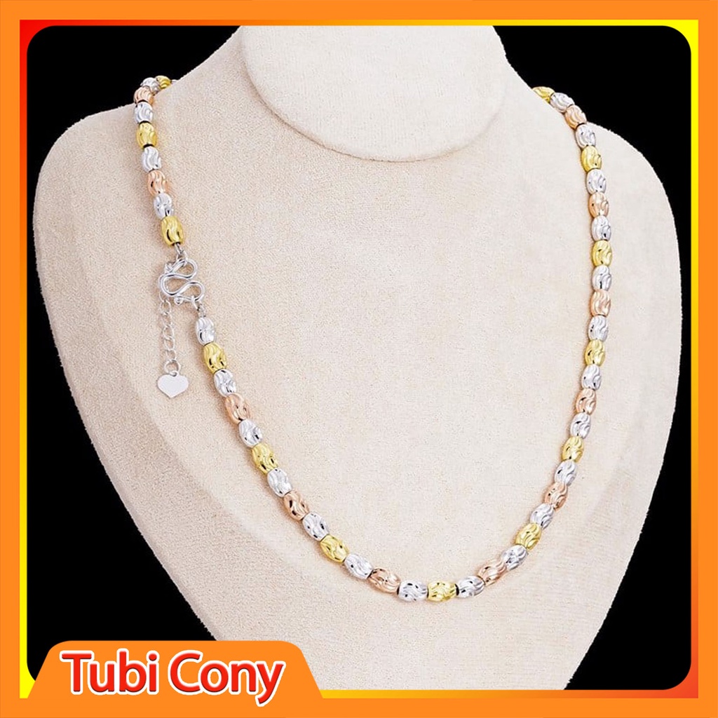 Dây chuyền bi nữ ba màu hàng độc lạ