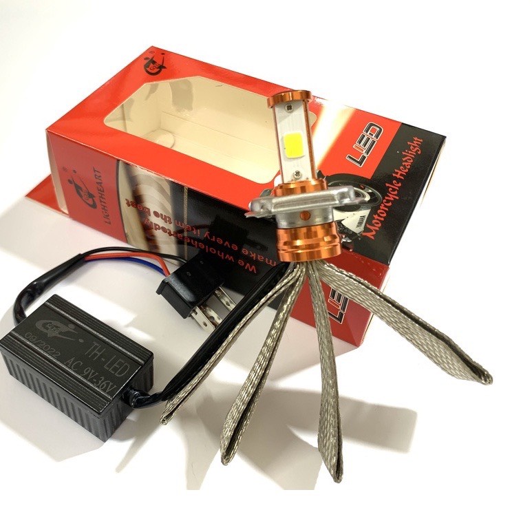 Đèn Led 3 Tim CYT Chính Hãng Chạy Được Điện AC-DC Bảo Hành 1 Năm Ánh Sáng Cực Mạnh