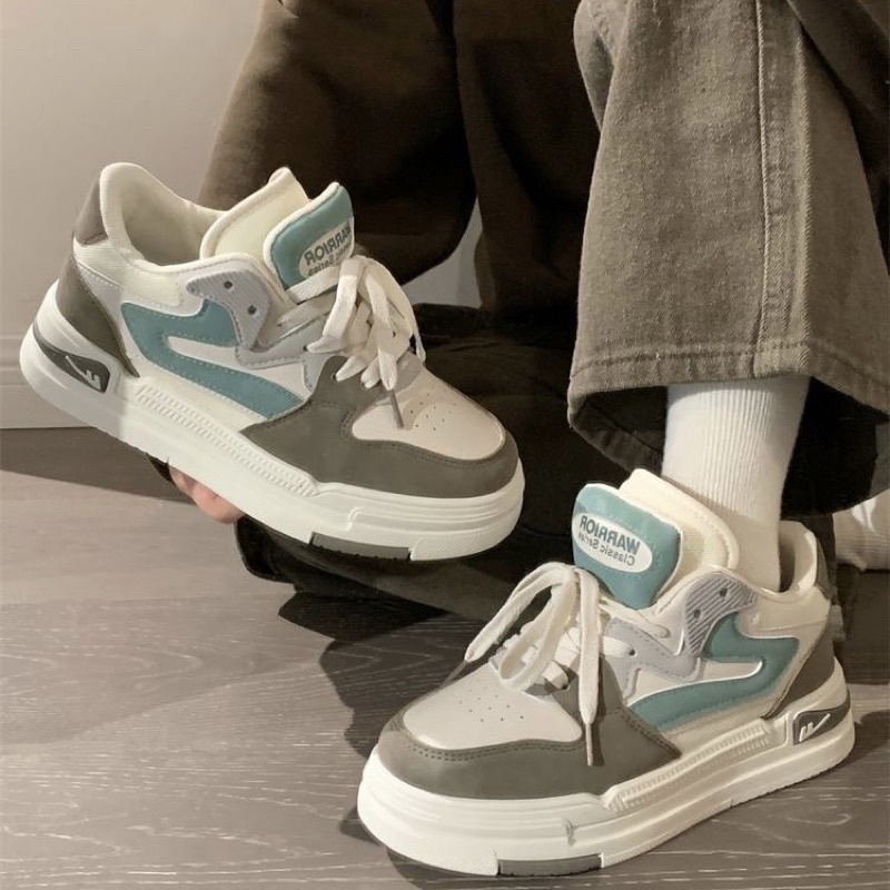 Giày sneaker cổ cao , giày thể thao nam nữ hàng chuẩn hình phối màu