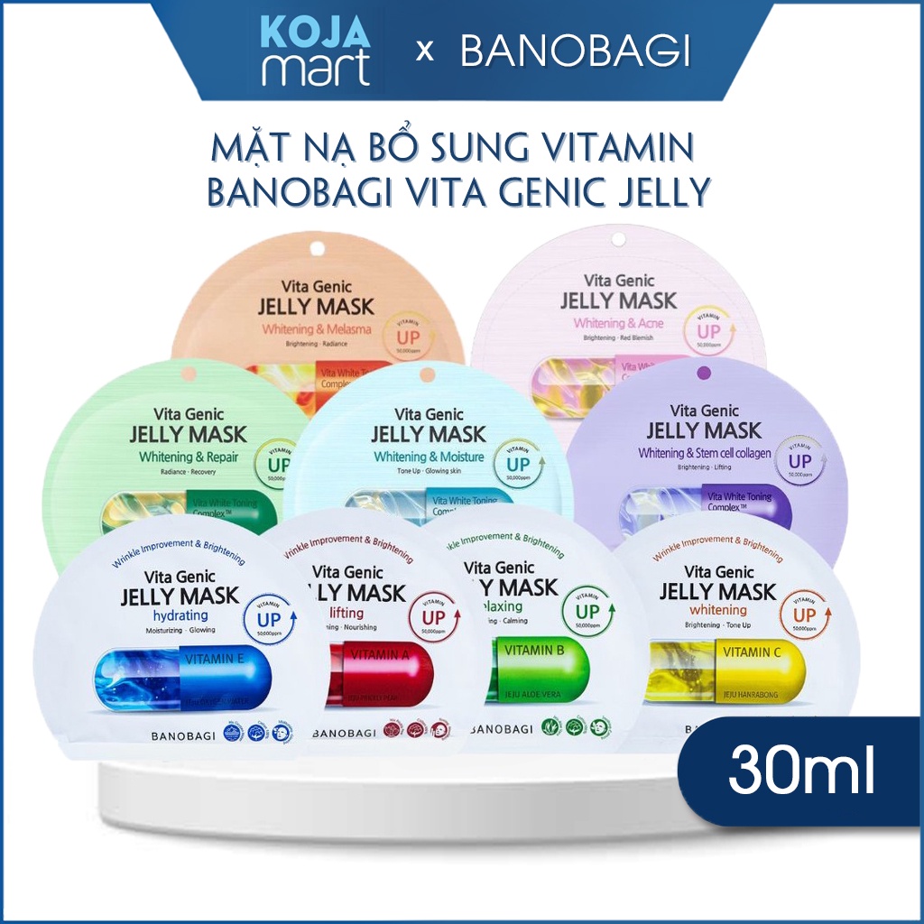Mặt Nạ Bổ Sung Vitamin Victa Genic BANOBAGI 30ml