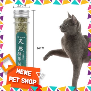 Cỏ Mèo Bạc Hà Catnip - Cỏ Thơm Cho Mèo 😹 Tăng Cường Chất Xơ - Tốt Cho Tiêu Hóa - Tâm Trạng Vui Vẻ 😹 45ml /1