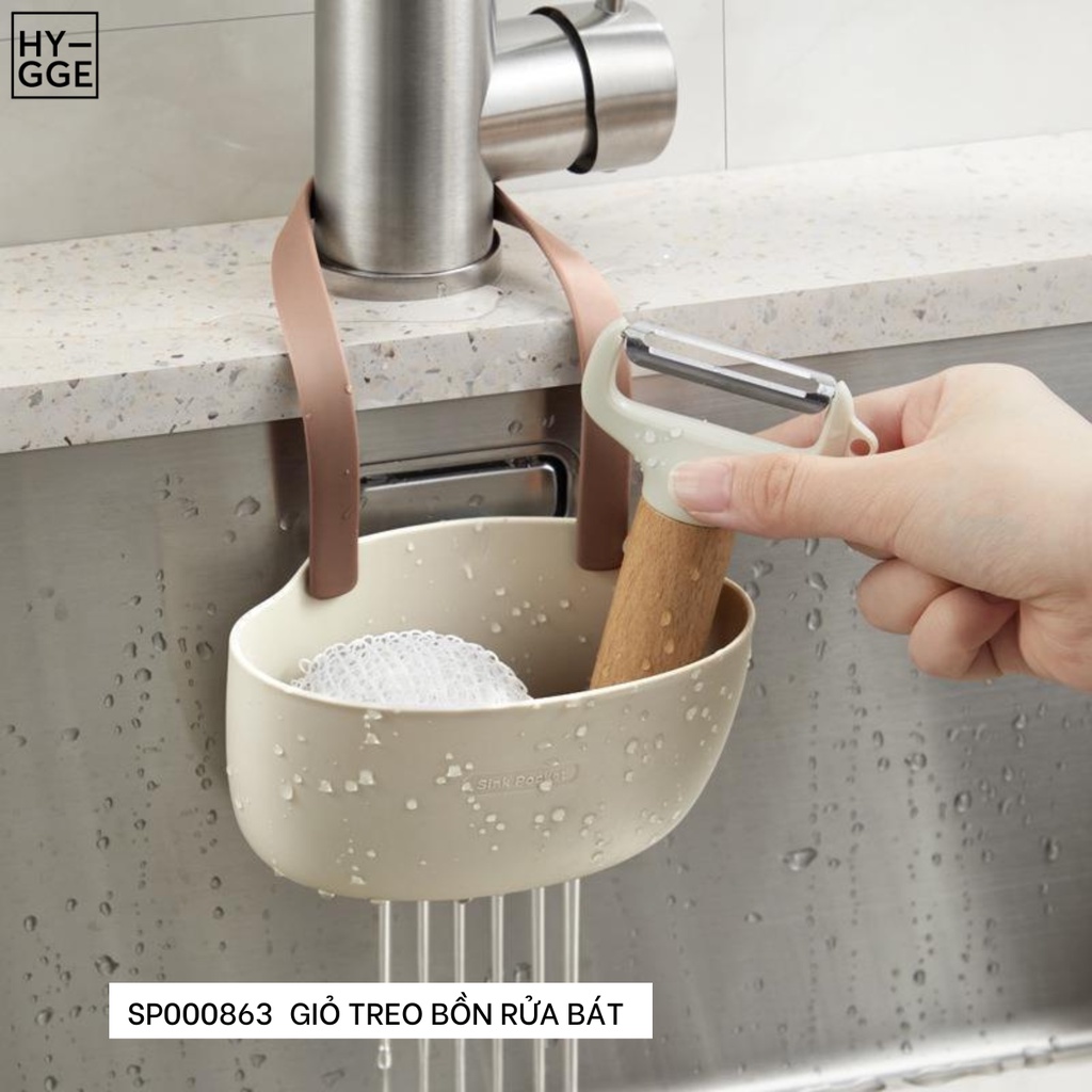 Giỏ treo bồn rửa bát, treo tường nhà tắm đa năng