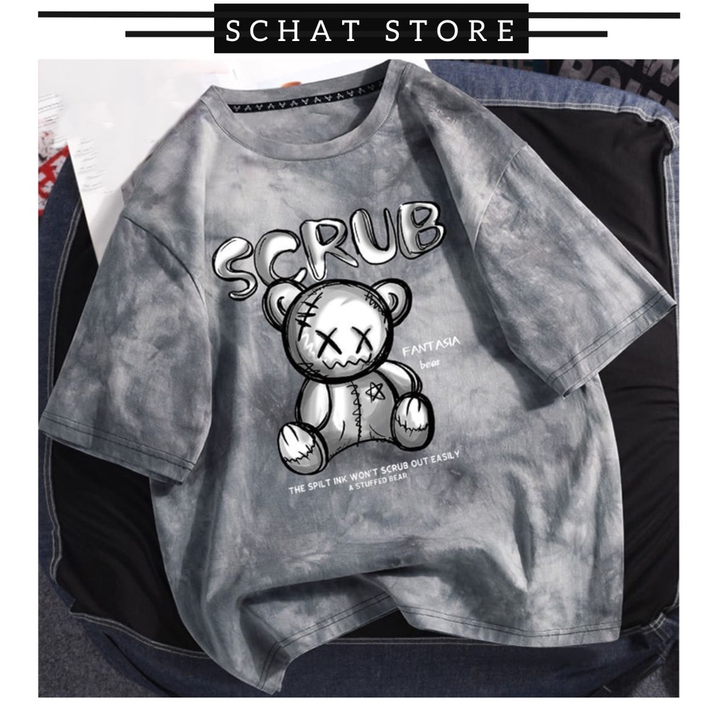 Áo thun loang tay lỡ chất liệu 100% cotton cao cấp nam nữ unisex ( sỉ 10c giá 69k )
