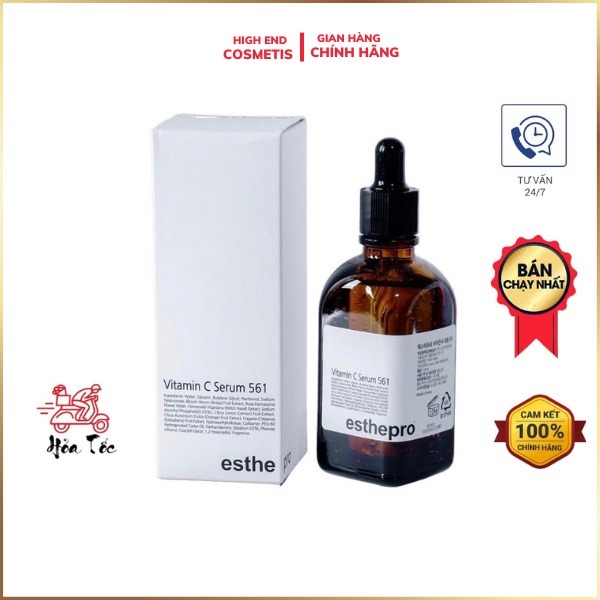 Serum Trắng Sáng Da Chống Lão Hóa Esthemax Vitamin C Serum 561 chai 100ml