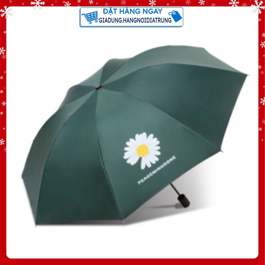 Ô Dù Hoa Cúc Họa Mi Gấp Gọn Thời Trang Che Nắng Mưa Chống Tia UV hàng loại 1