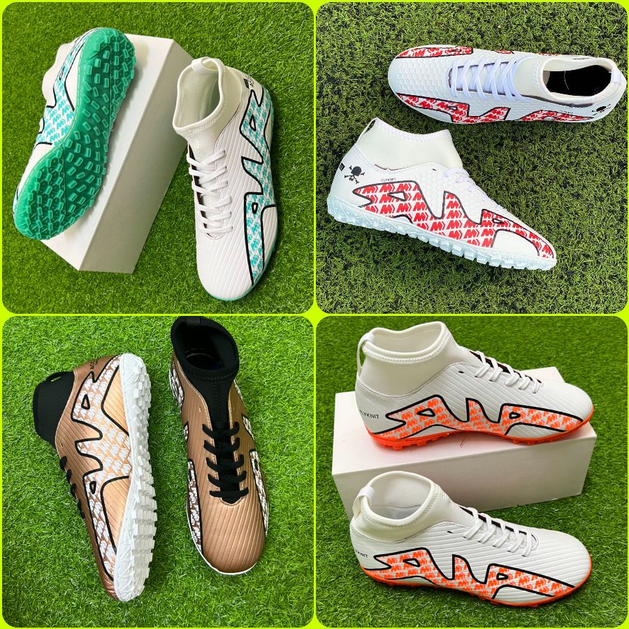 (MÙA GIÀY TẶNG TẤT XỊN )Giày đá Bóng Superfly 9 Cổ Cao Sân Nhân Tạo Khâu Đế