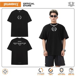  Áo Thun URBAN MONKEY DELUXE BIG LOGO Đen Thiết Kế Cơ Bản Dễ Phối 