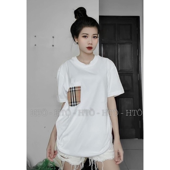 Áo phông túi kẻ vai kẻ LN12