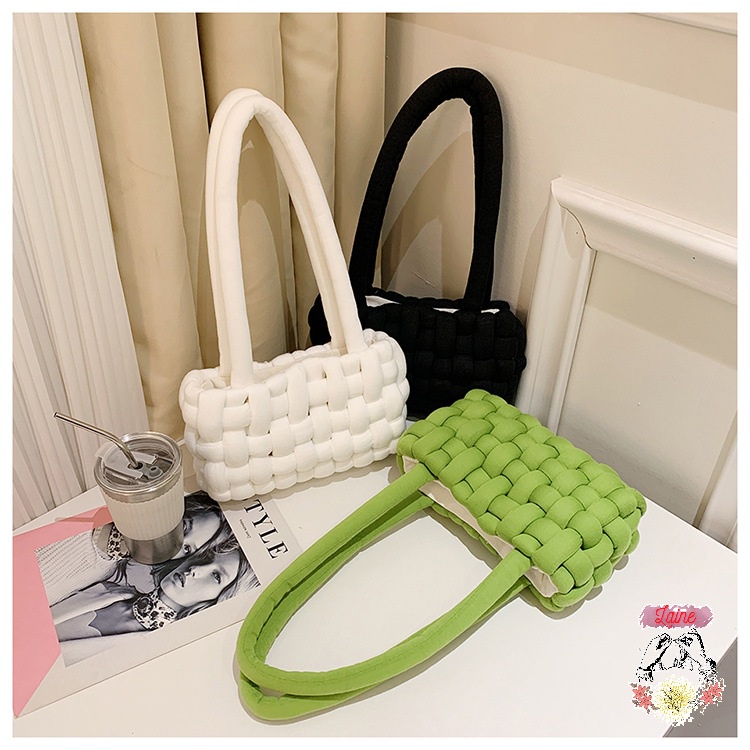 Túi chunky trơn 1 màu tự làm siêu dễ thương