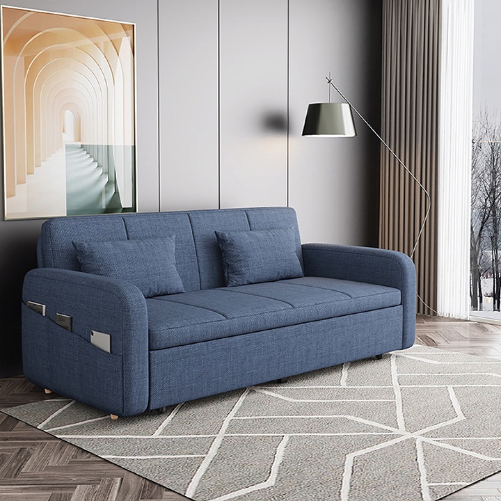 Sofa Giường Thông Minh Kiêm Ghế Sofa Khung Sơn Tĩnh Điện Đa Năng Có Ngăn Chứa Đồ - Bảo Hành 3 Năm | BigBuy360 - bigbuy360.vn