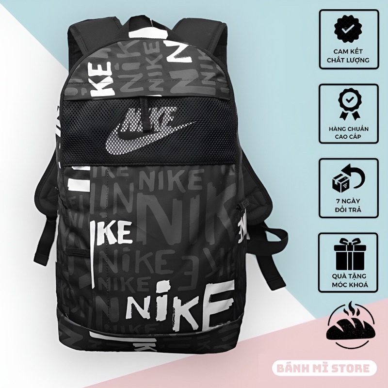 Balo Nike Classic Unisex Chất Liệu Canvas Cao Cấp Chống Thấm Nhiều Ngăn - Bánh Mì Store - Balo NIKE Thời Trang