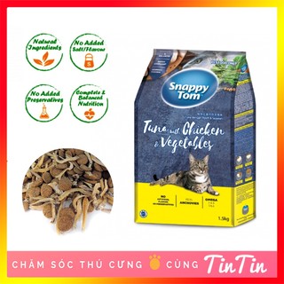 Snappy Tom Thức ăn hạt khô cân bằng dinh dưỡng cho mèo #Tintin Pet Store
